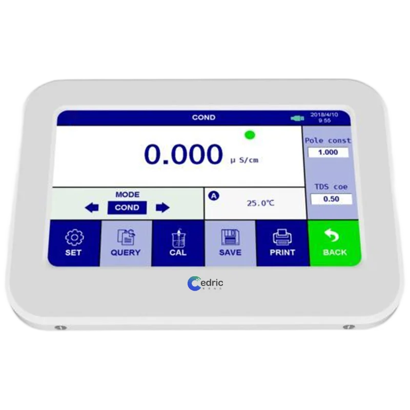 Portable PH Meter Multifunctional Manual Temperature Compensation Laboratory Water for Test Equipment Benchtop Equipment