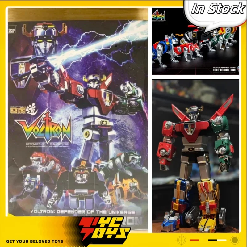 

In Stock Original 3A Threezero 3z02050w0 ROBO-DOU seriesVoltron Action Robots Full Set Model Collection Collection Model Toys