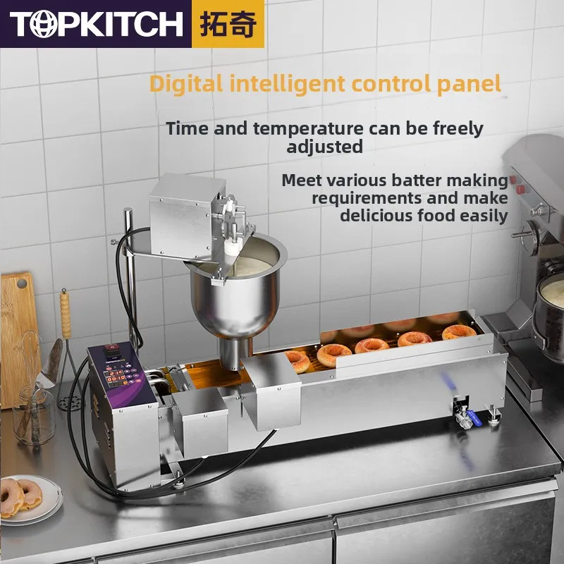 YJQ commercial donut machine intelligent temperature control frying large capacity donut equipment