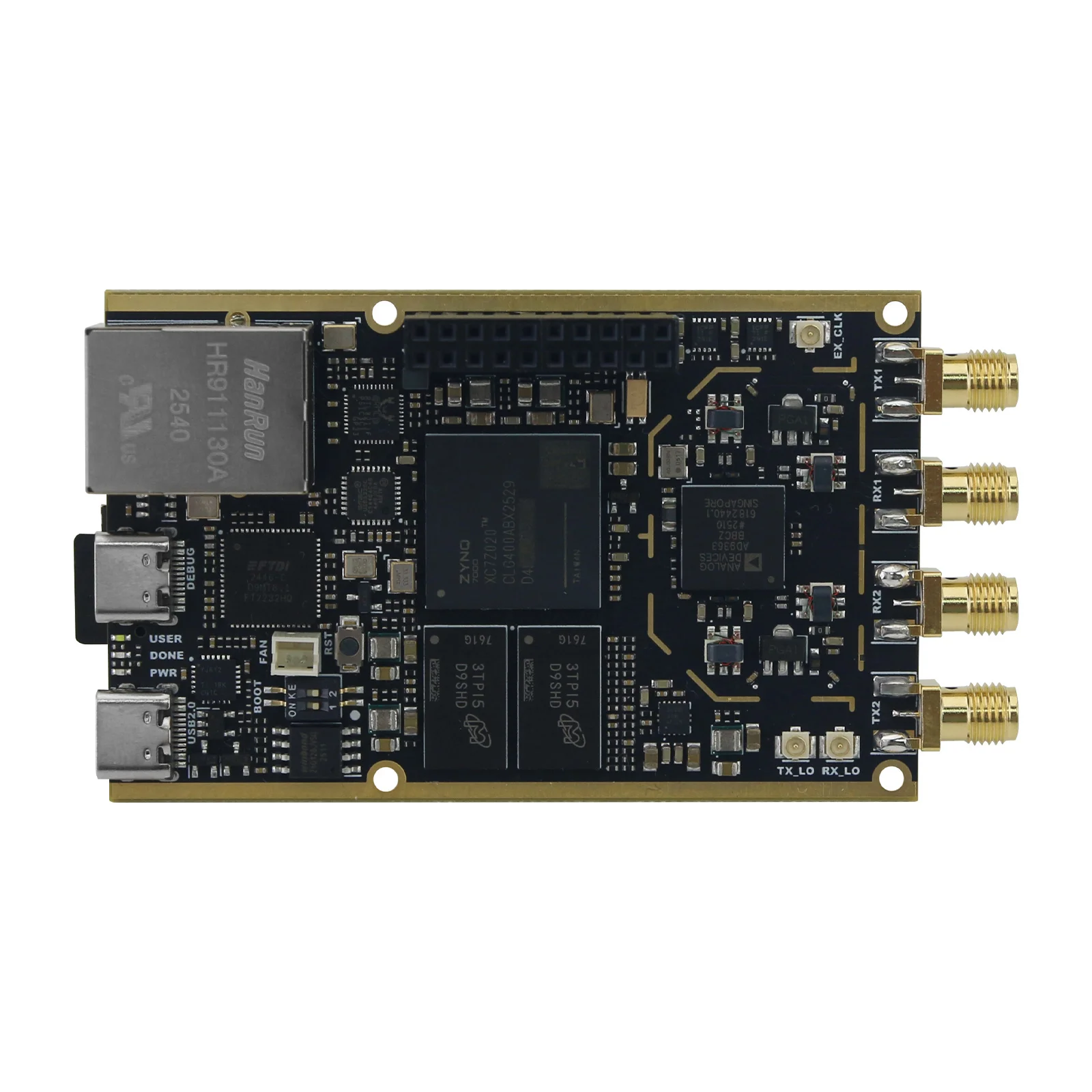 New TZT Professional Version 70MHz-6GHz 7020+AD9363 SDR Development Board with Power Amplifier for Pluto SDR
