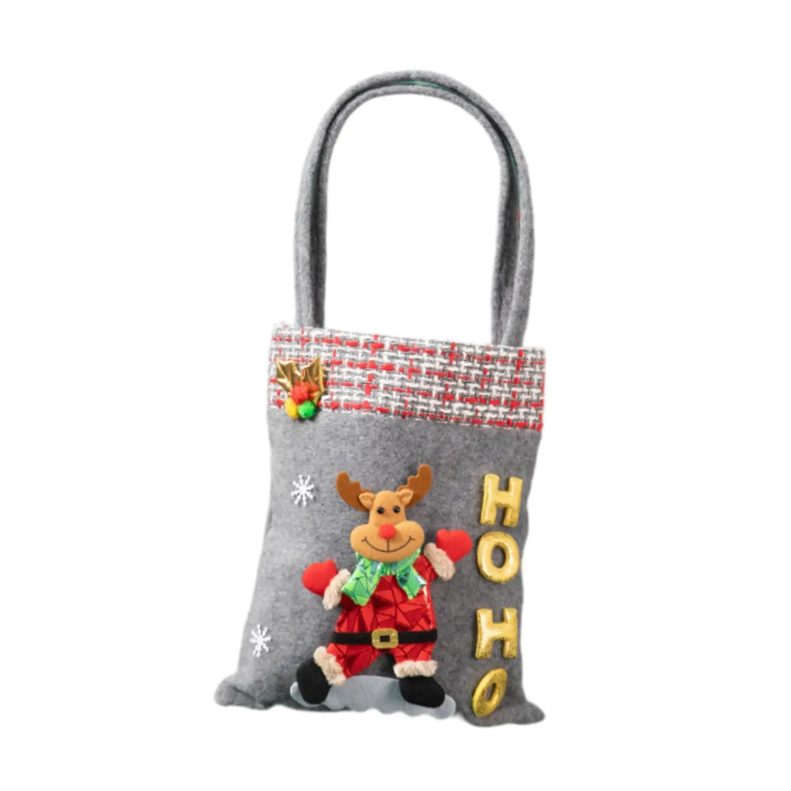 Doll Christmas Gift Bag Portable Decorative Present Wrapping Bag Apple Bag