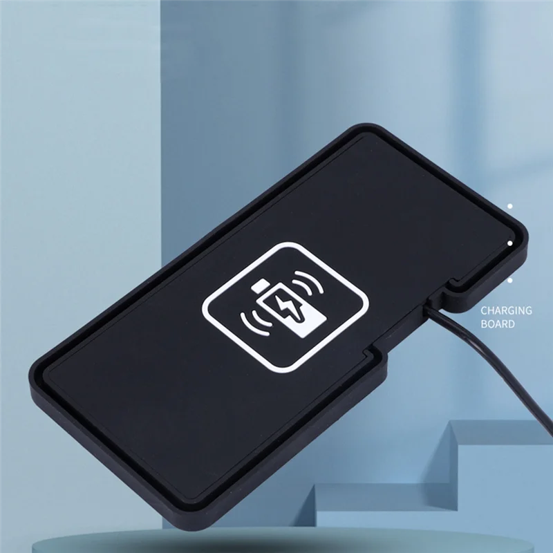 

15W Car Wireless Charger Mat Car Wireless Phone Chargers Car Fast Charging Silicone Non-Slip Pad For Iphone 14 13 12 Pro Max-T48