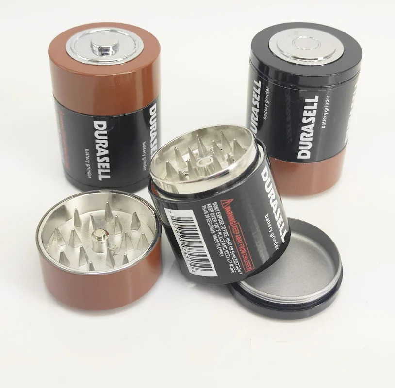 3-Layer Metalen Tabak Zinklegering Rook Breaker Batterij Roker Gratis Verzending