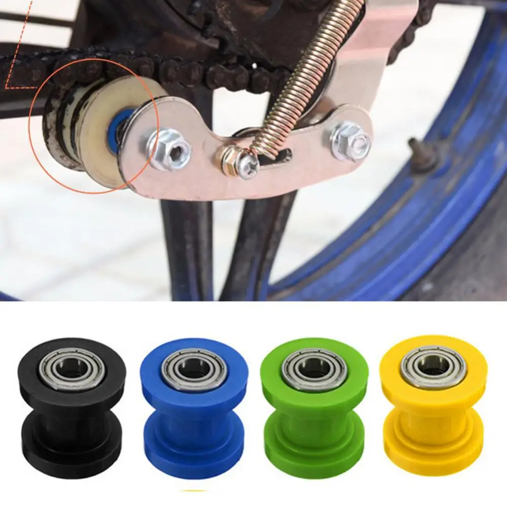 10mm Motorcycle Motorbike Dirt Bike Chain Pulley Roller Wheel Guide Tensioner Wheel Guide 자전거 체인 도르래 롤러 가이드 장착기