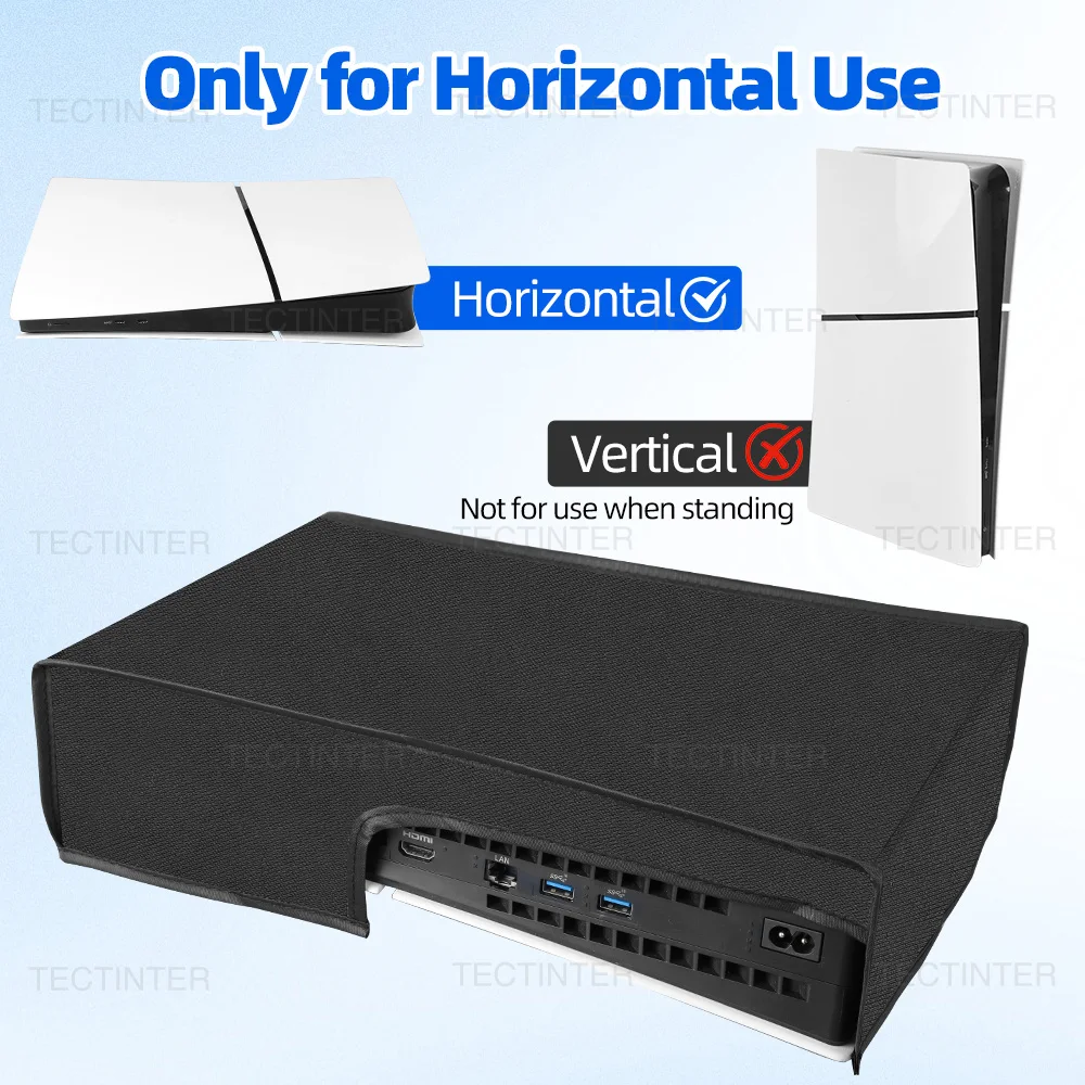 Osłona przeciwpyłowa do konsoli PS5/PS5 Slim/Pro Etui ochronne na konsolę Pokrowiec ochronny na PlayStation 5 Akcesoria