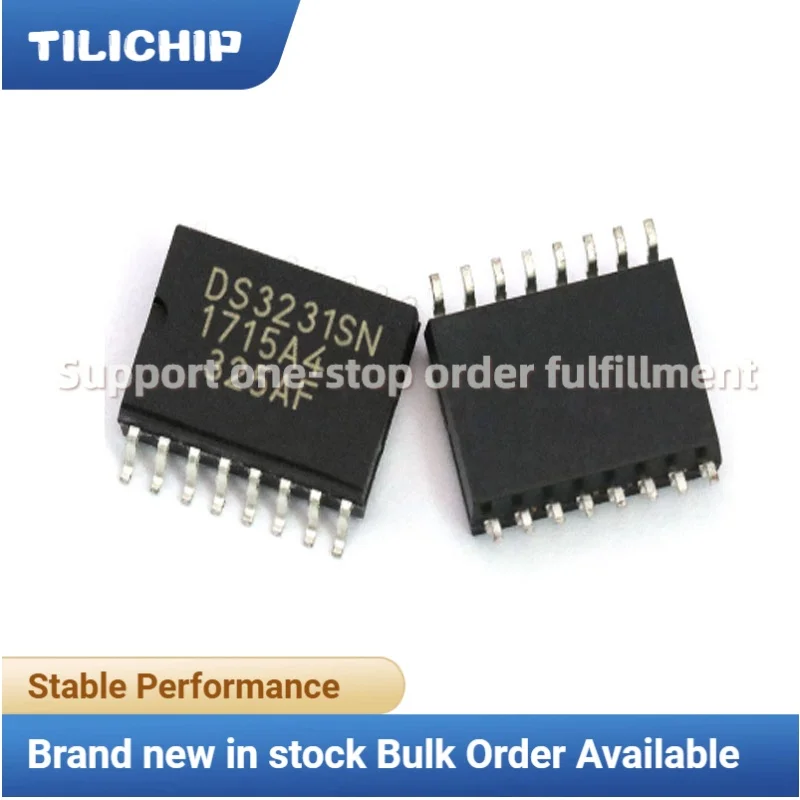 5~10PCS Brand new DS3231SN Clock/Timer Chip, SOP-16 Package, Industrial Grade, Temperature Sensor ±3°C
