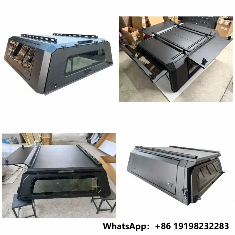5ft 6ft  Overland Hard Topper Truck Smart Bed Cap Aluminum Canopy Utility Bed Cap for 2024 2025 Tacoma 4th Canopy Heavy Duty