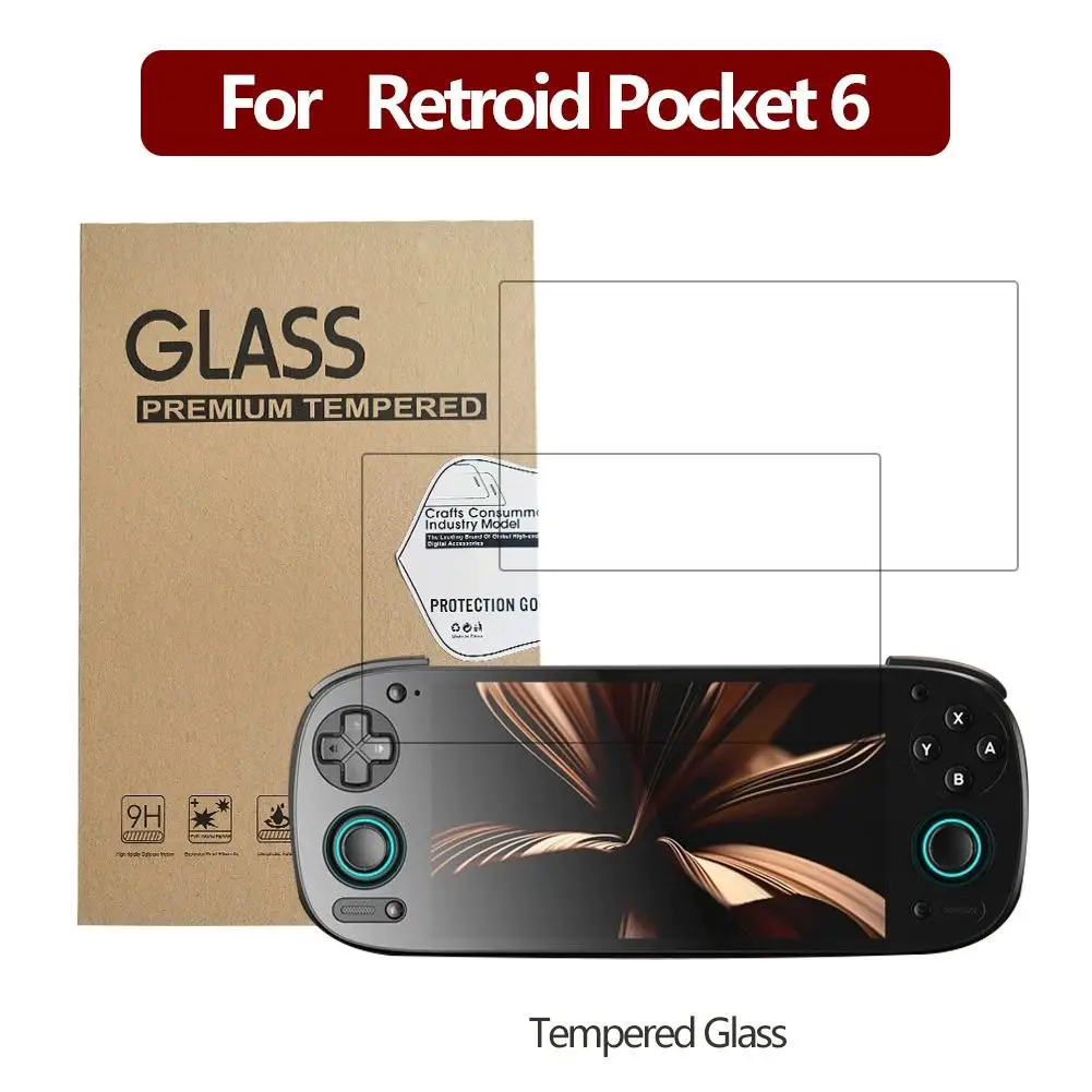 Protectordepantalladevidriotempladodedureza9H,1/2Uds.,paraRetroidPocket6,transparente,antiarañazos,antihuellas-AliExpress