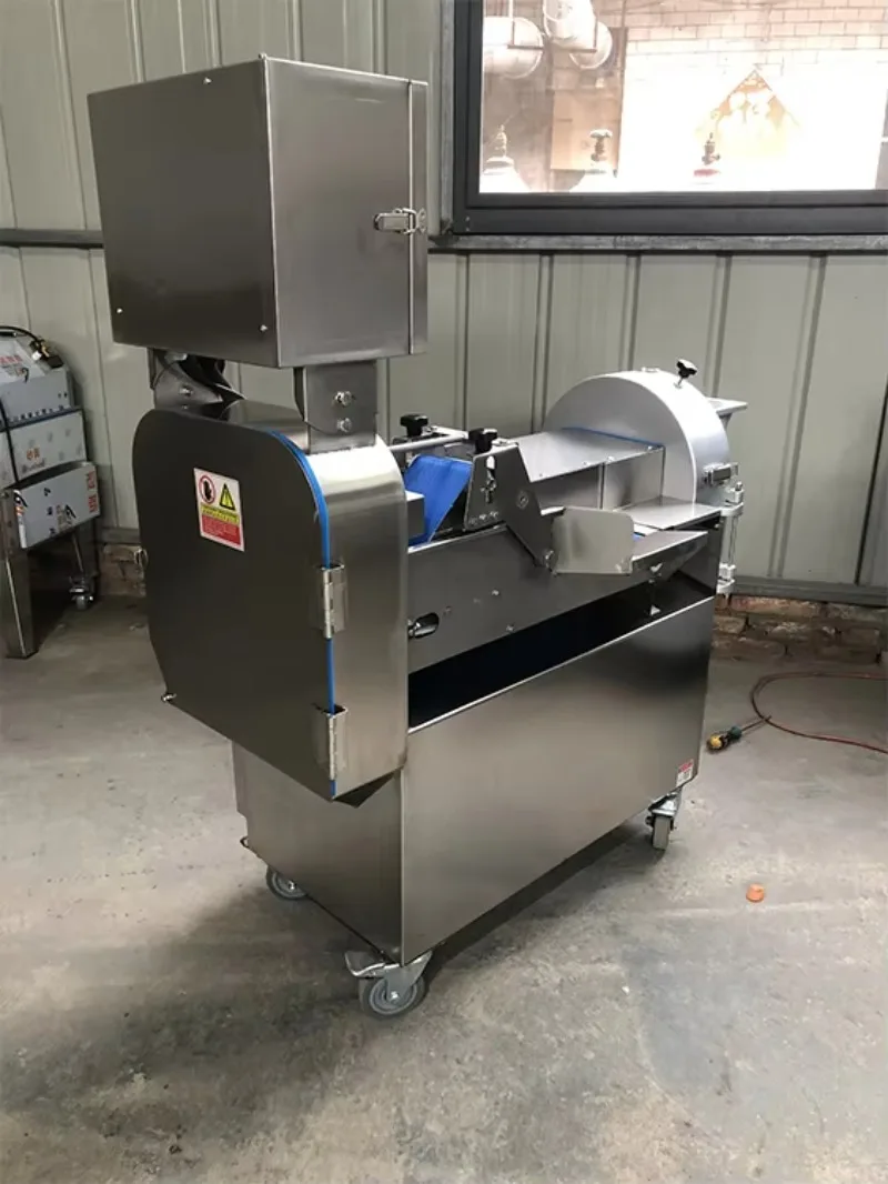 Industrial Automatic Commercial Vegetable Dicer Vegetable Cutter Sweet Potato Chips Green Onion Onion Chopper Slicer Machine