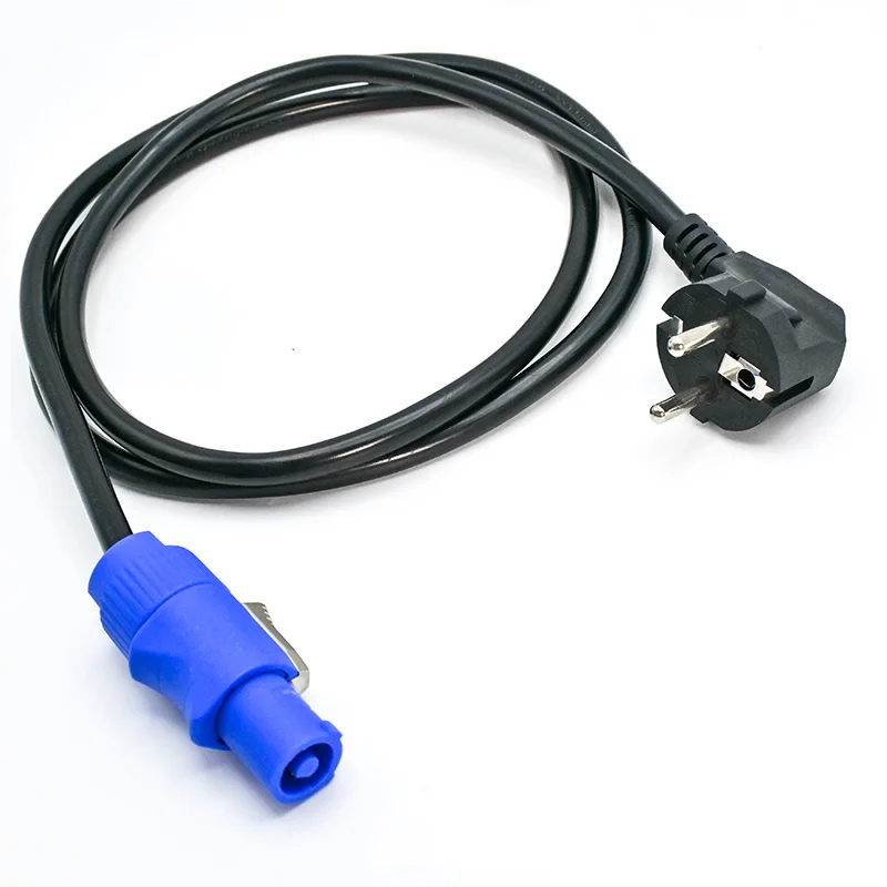 High Flexible Powercon Schuko Cable 1m 1.5m 2m 3m 5m 8m 10m 3x1,5 mm² Compatible Main Power Cord Kabel