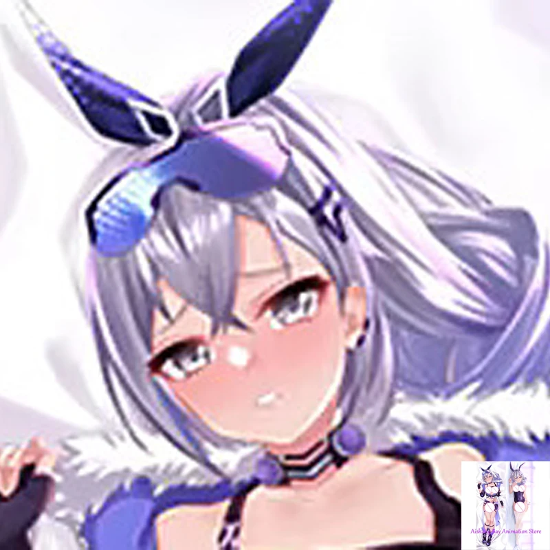 

Dakimakura Anime Pillow Cover Silver Wolf Double Sided Print Life-size Body Decoration