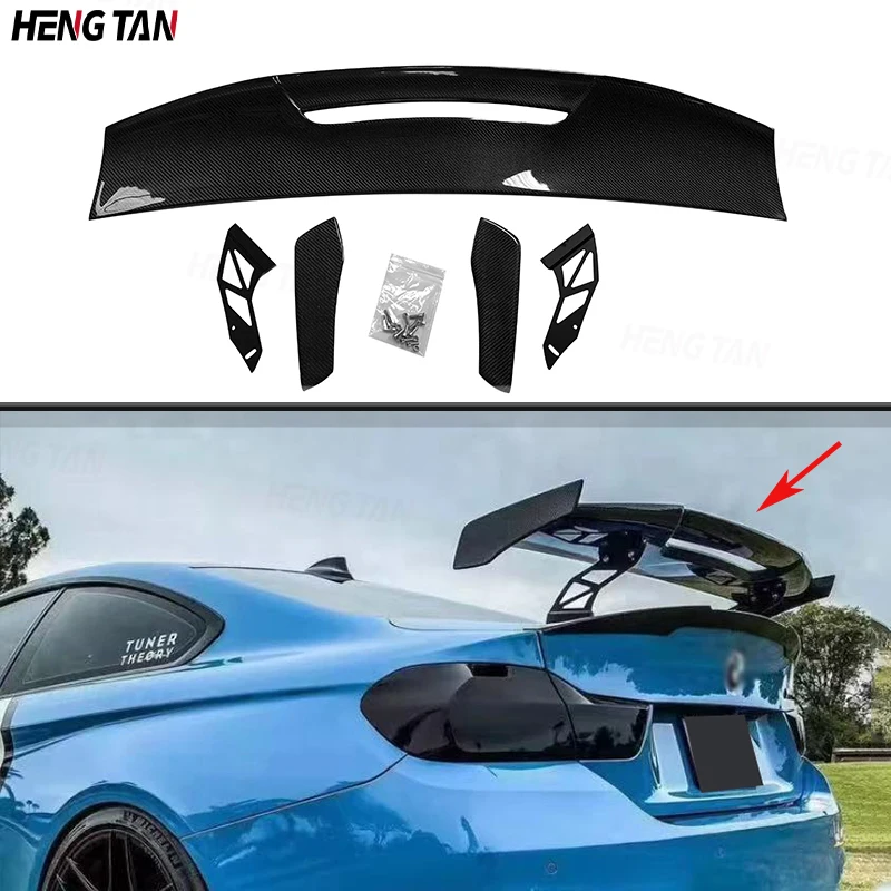 

Carbon Fiber Car Rear Trunk Spoiler Rear Wing Tail Wing Parts For-BMW F80 M3 F82 F83 M4 2015-2019 MAD Style Upgrade Body kit