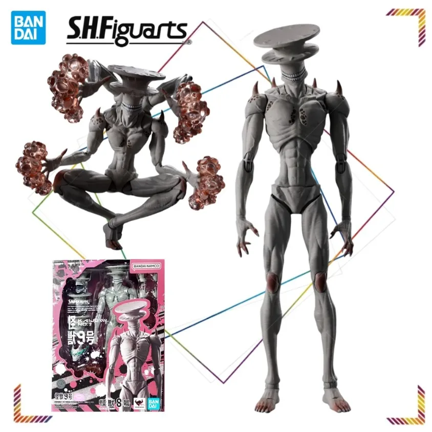

Фигурка BANDAI S.H.Figuarts Kaiju No.9, коллекционная модель аниме-персонажа Kaiju-no8, оригинальная упаковка