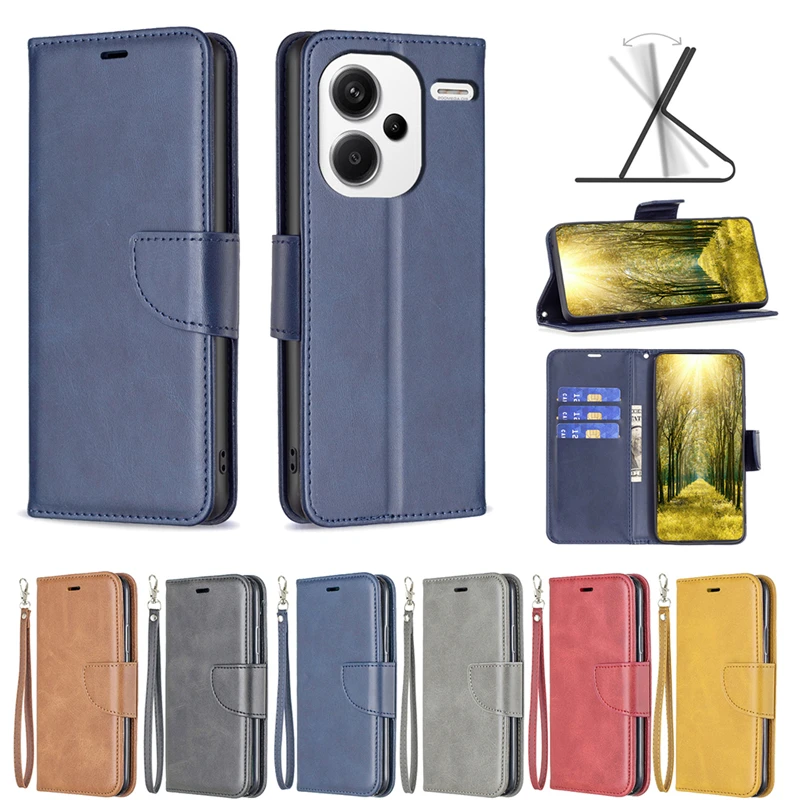 Capa de Telefone de Couro de Negócios para Xiaomi, Porta-Cartão Magnético, Flip Wallet, 14 Pro, 13, 12 Lite, 12T, Mi 11, 11i, 10T, 9T, nota 10