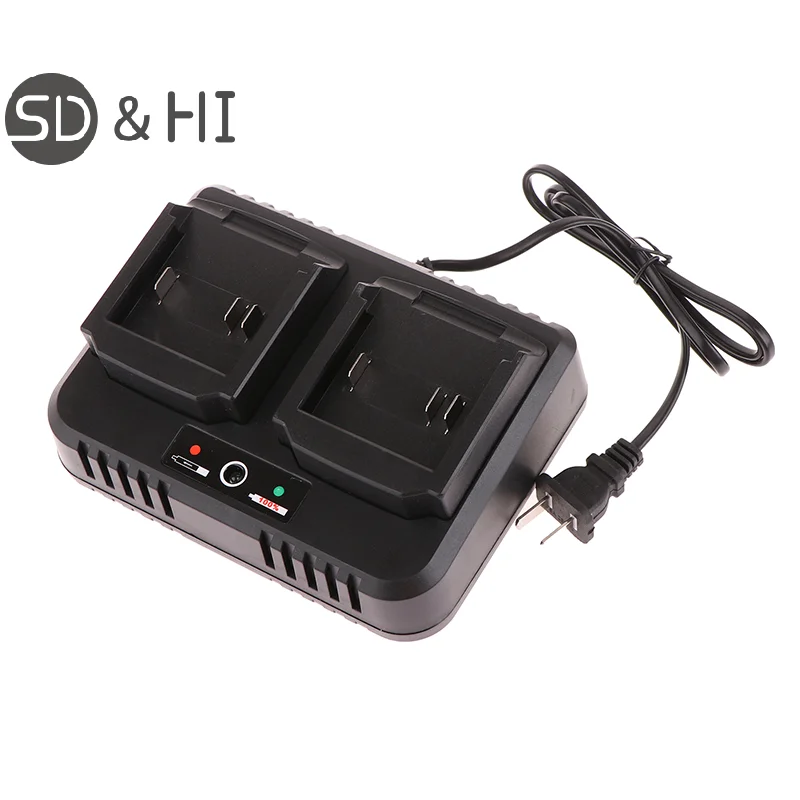 Two-seater Battery Charger 2.0A Replacement For 18V 21V Li-ion BL1415 BL1420 BL1815 BL1830 BL1840 BL1860 Electric Drill Grinder