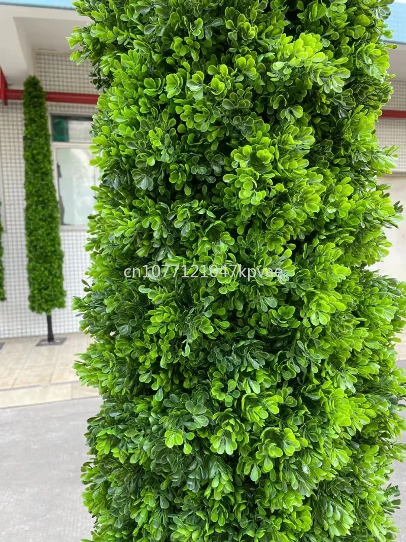 Protection Customized Trees Decorative Plastic Tree Garden Supplies Outdoor Artificial Trees Large Evergreen Cypress UV