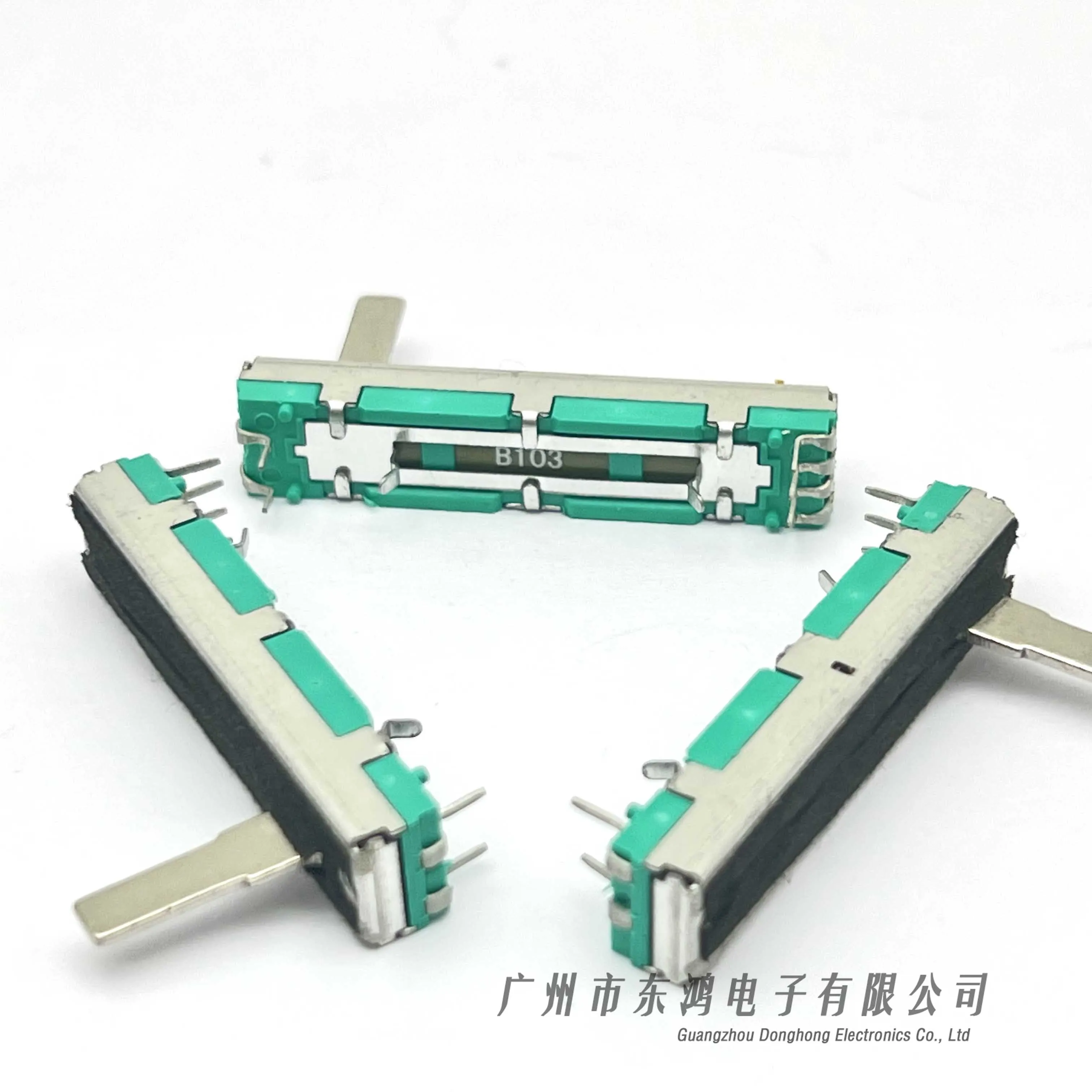 DELTA Difeng 3.5 cm amplifier audio straight-slip potentiometer B50K with center positioning shaft length 15mm