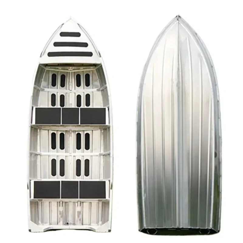 Fishing Boat Aluminium 3.8M 4.2M 4.7M 5.2M 12.5ft B-series Rowing Yacht Welded Deep V Hull Luxury Fishing Entertainment Boat