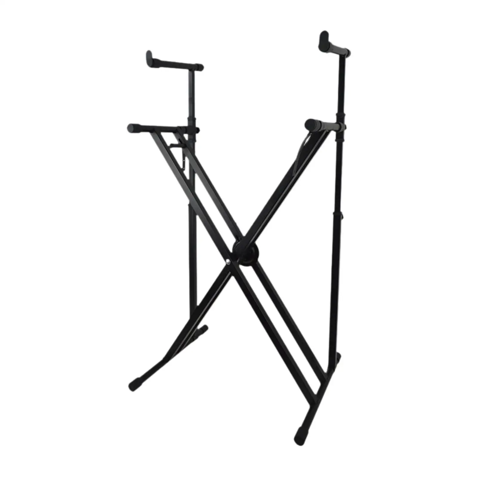 Piano Keyboard Stand Strong Iron Portable Digital Piano Stand Double Braced x Shaped Keyboard Stand for Performance