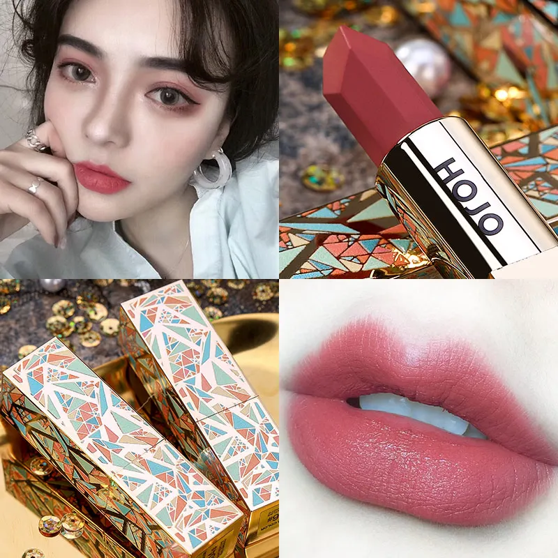 Rouge à Lèvres Velours Mat, Maquillage Longue Durée, Imperméable, Cosmétique Professionnel, miles, Jules Stick, 2019