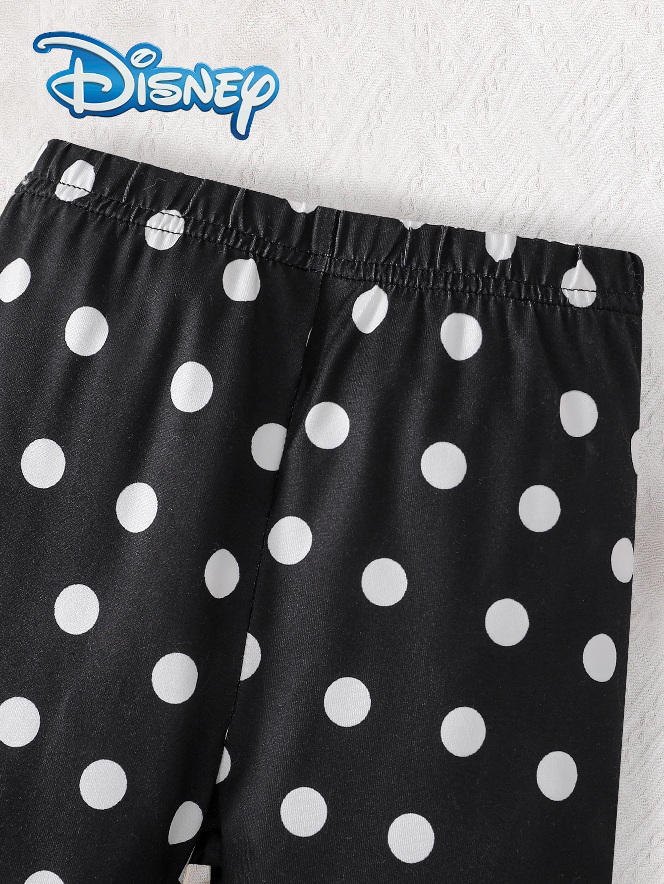 【مرخص رسميًا】مجموعة سراويل ديزني ميني ماوس مكونة من قطعتين للربيع والخريف للفتيات الصغيرات كاجوال بأكمام طويلة مطبوعة برسوم كارتونية ميني ماوس + سراويل مرنة قابلة للتمدد قليلاً للرياضات الخارجية، ملابس رائعة ومتعددة الاستخدامات، هدية رائعة للفتيات #5