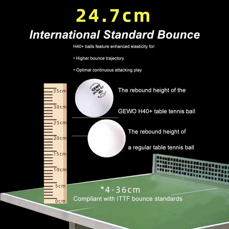 GEWO ULTRA SLP Seamless Table  - Ping Pong Ball Set avis et prix