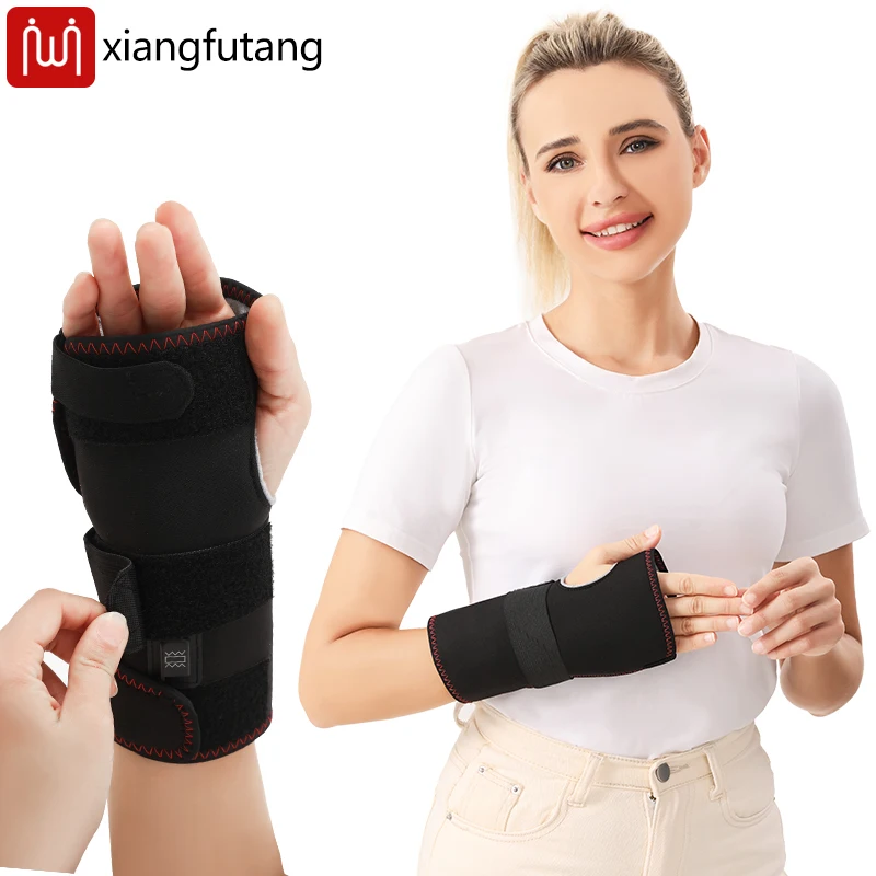 

Carbon Fiber Heated Hand Gloves with Vibration Massage Relieves Wrist Hand Joint Numbness Pain Aids Injury Recovery Hand Warmth