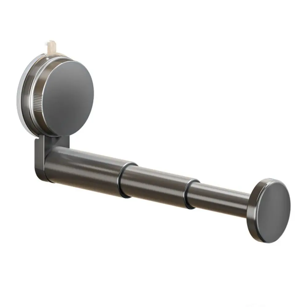 2 PCS Suction Cup Clothes Hanger Wall-Mounted Space-Saving Storage Rack Plastic Adjustable Storage Organizer Home