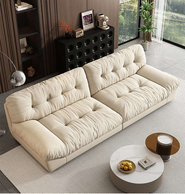 

Cloud Sofa Italian Minimalist Fabric Living Room Modern Minimalist Sofa