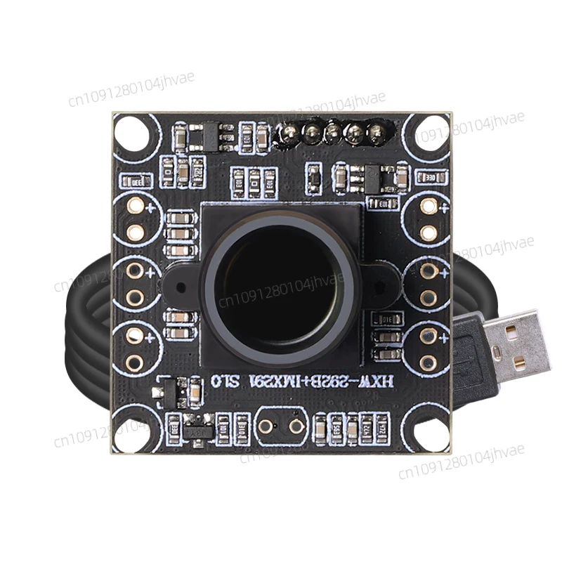 

1080P IMX291 25mm 15degree Distortionless Full HD H.264 Starlight Night Vision Camera USB CMOS Sensor Industrial Camera Module