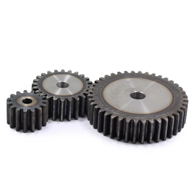 1pc/2pcs Flat Gear 2M-20/21/22/23/24/25/26/27/28/29 Teeth 45# Steel Material Flat Gear High Frequency Quenching Teeth