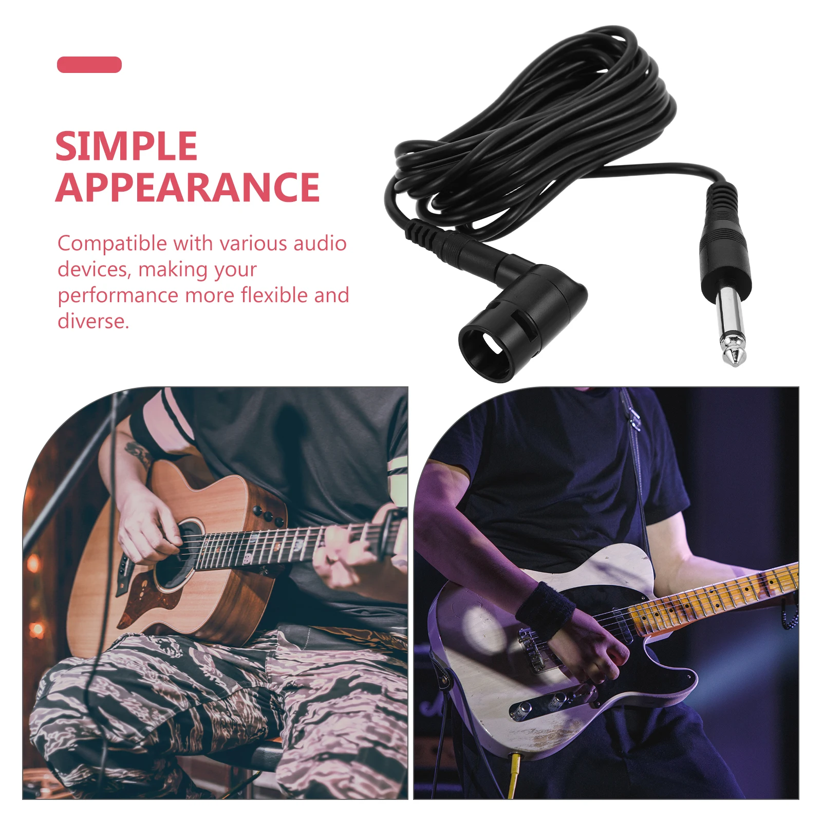 

Kazudi Pickup Acoustic Guitar Pickups Small Instrument Accessory Rubber Parts Replacement