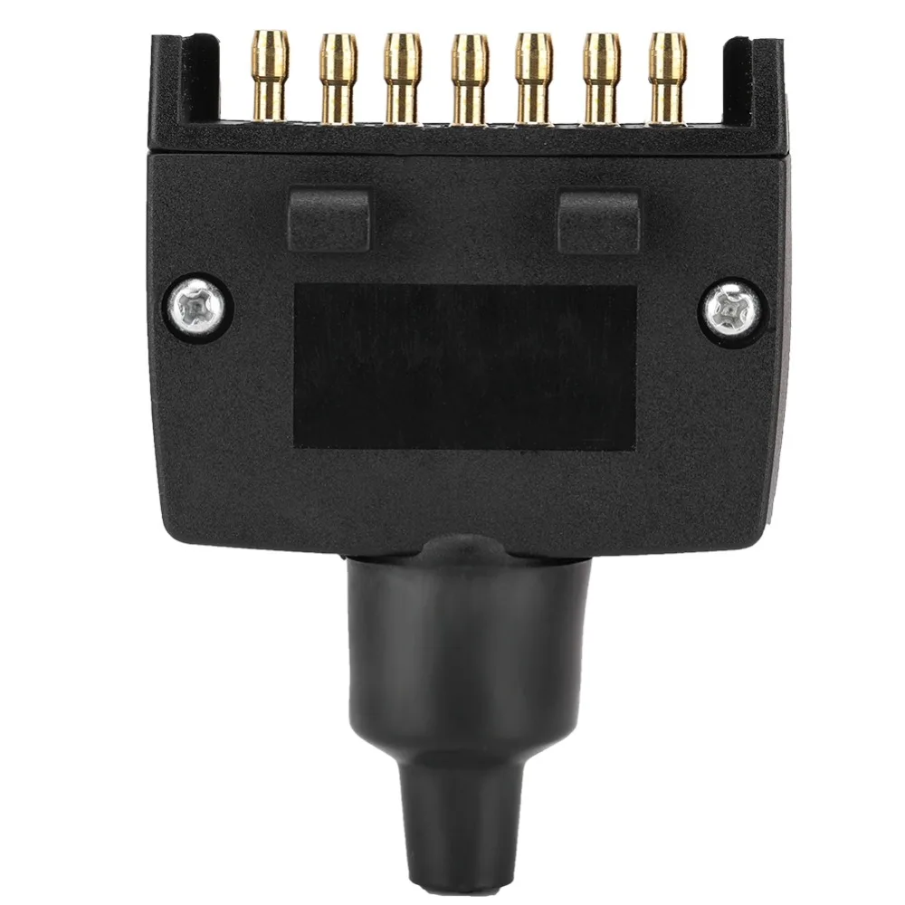 

Heavy Duty 7 Pin Trailer Plug Australian Standard Flat Pin Trailer Connector Adapter Caravan Trailer Connector Vehicle Towing