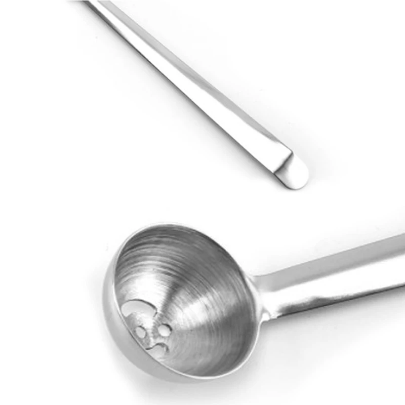 Stainless Steel Olive Spoon With Drain Hole Jam Slotted Spoon Jar Serving Tools Scoop Kitchen Tableware Cooking Utensils