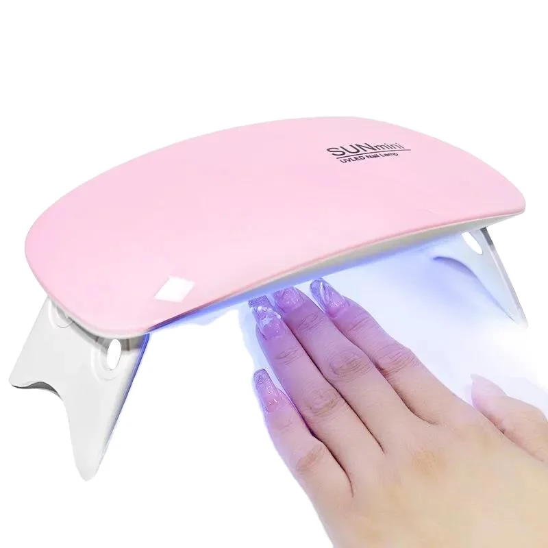 

Portable 6W Mini Nail Dryer Machine 6 LED UV Manicure Lamp with USB Cable for Varnish Polish Drying Home Use