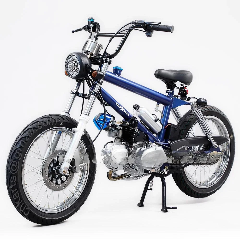 BMX Gas Motor Bike Motocross Motocross Bike with 49cc 110cc 125cc Engine and Frame Built-in Fuel Tank for Adults