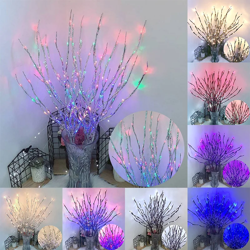 Simulation Tree Branch LED Lights Sweet and Warm Delicate Tree String Lamp for Wedding Table Decor Baby Shower AC-Hot Sale