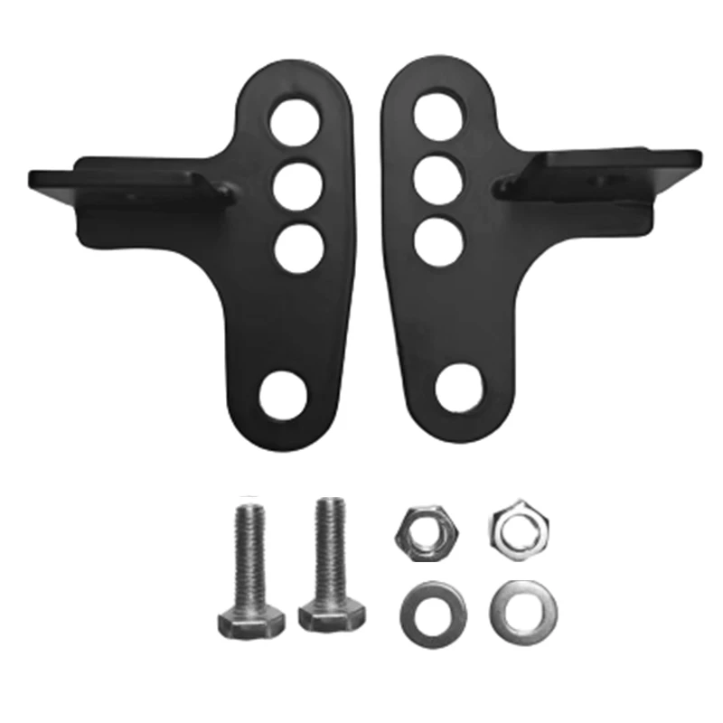 

Fit for Harley Adjustable 1" - 2" - 3" Rear Lowering Link Kit Sportster 883 /1200 Motorcycle Drop Links,Gloss black and Chrome