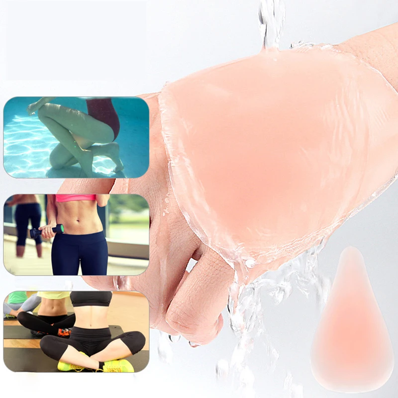 CAMEL Toe คอนซีลเลอร์ Reusable Traceless กาวที่มองไม่เห็นซิลิโคนสําหรับกางเกงขายาวผู้หญิงชุดว่ายน้ํา Activewear กันน้ํา Pad