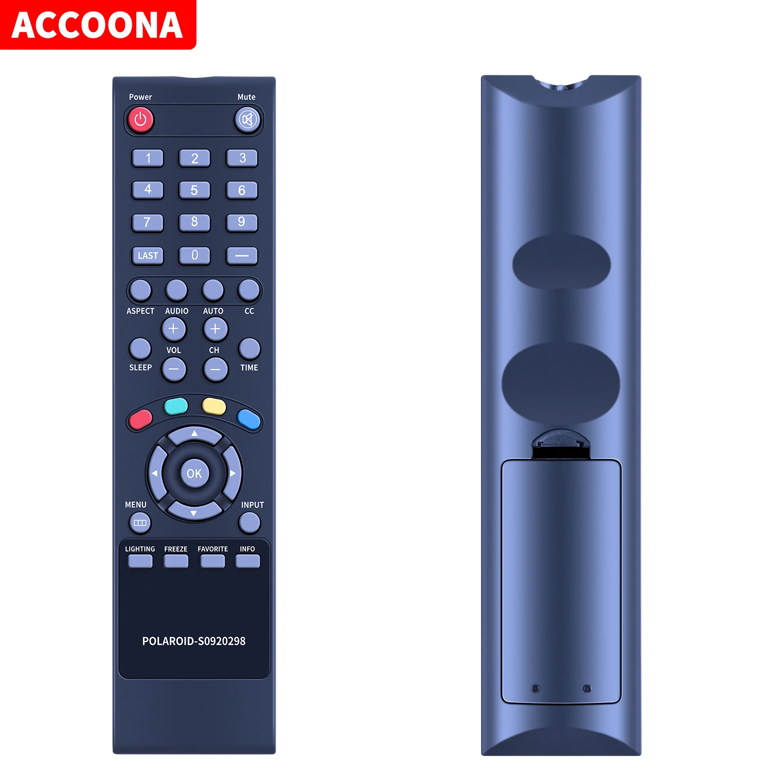 New TV Remote Control Fits for Polaroid S0920298 LCD TV 1521-TLUB 1521TLUB