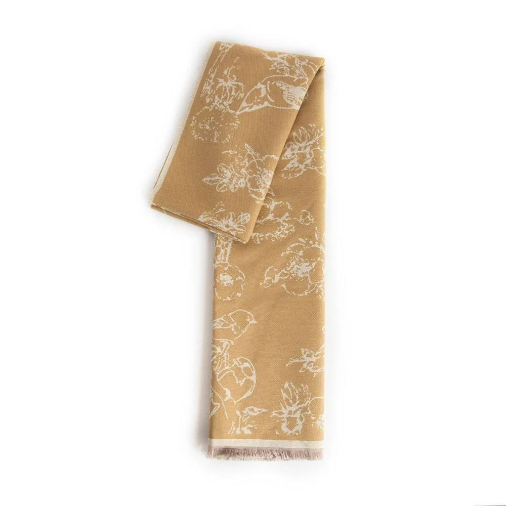 

Шарф с цветочным принтом, имитация кашемира, толстое одеяло, кашемировые шарфы с кисточками, шарфы в корейском стиле, теплая большая шаль для студентов