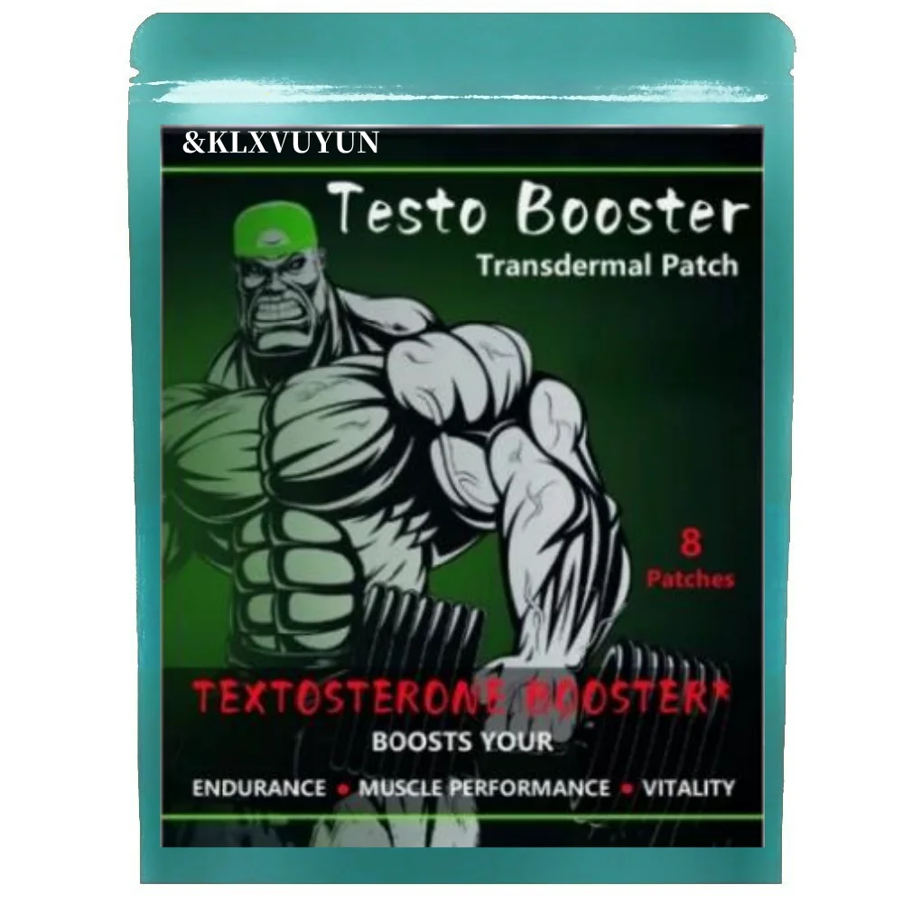 KLXVUYUN Testo Booster for Fast Muscle Building Extreme Testosterone Anabolic, Transdermal Patches. Patches Made in USA