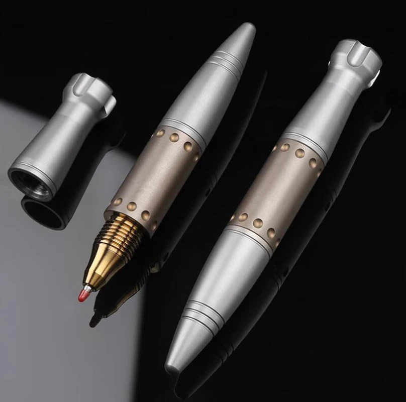 1PC Titanium Alloy EDC MINI Pen With Writing Multi-functional Portable Tools Pen Ball Point Pen Gift