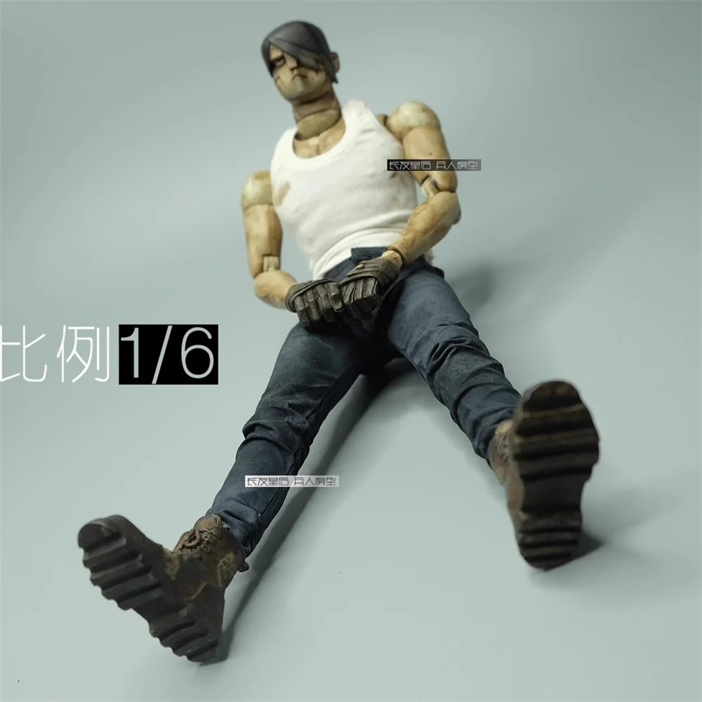 

1/6th 3ATOYS Fashion Trendy For Boy Man Slim Pant with Dirty Effect No Body For 12" Male Doll Figure Scene Component DIY