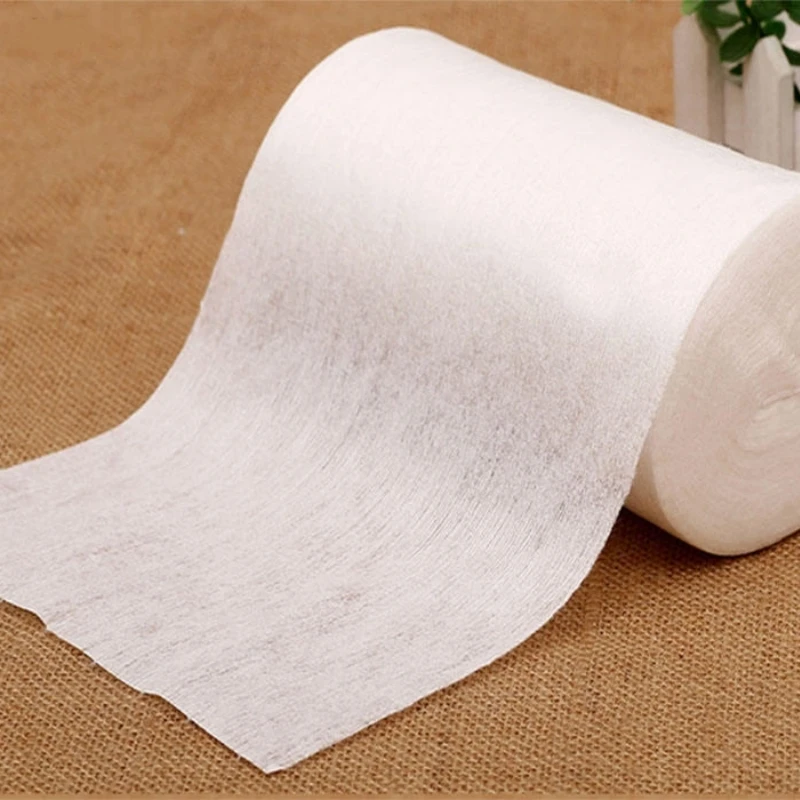 100 Stuks/Roll Bamboe Stof Babydoekjes Biologisch Afbreekbare & Doorspoelbare Luiervoeringen Doek Luiervoeringen