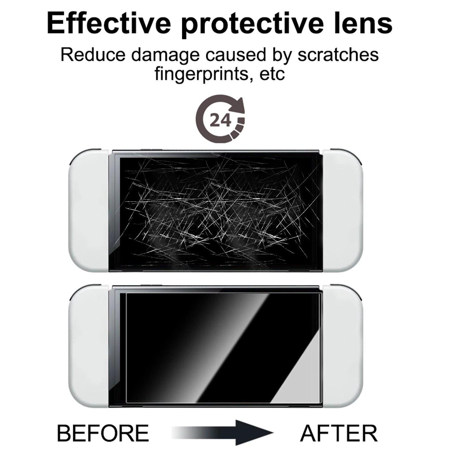 

Screen Protector Guard for Nintendo Switch 2 Tempered Glass Guard Anti-Scratch Protective Shield Film for Switch2 Accessories