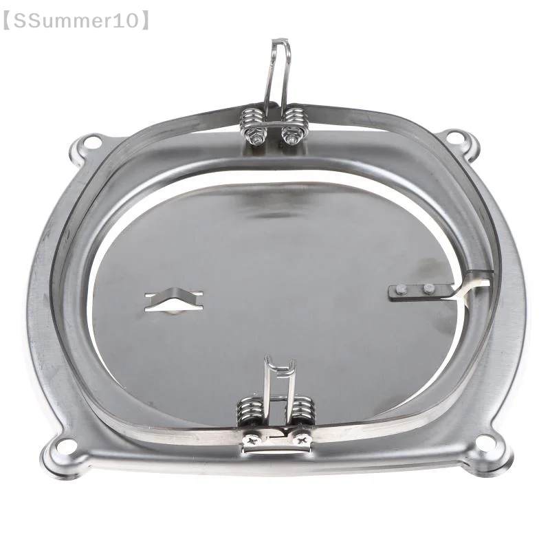 【SSummer10】1Pc Trap Stainless Steel Garden Outside Trigger Pedal Replacement For Wild Boar Mouse Trap Beaver Rat Wolf Otter【SS】