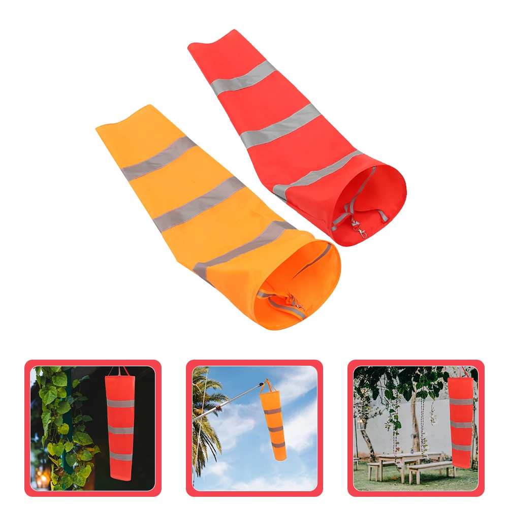 2 قطعة Windsocks مقاوم للماء في الهواء الطلق معلقة أكسفورد القماش فناء اتجاه الرياح أعلام حديقة ديكور الرياح ريشة مؤشر الطقس