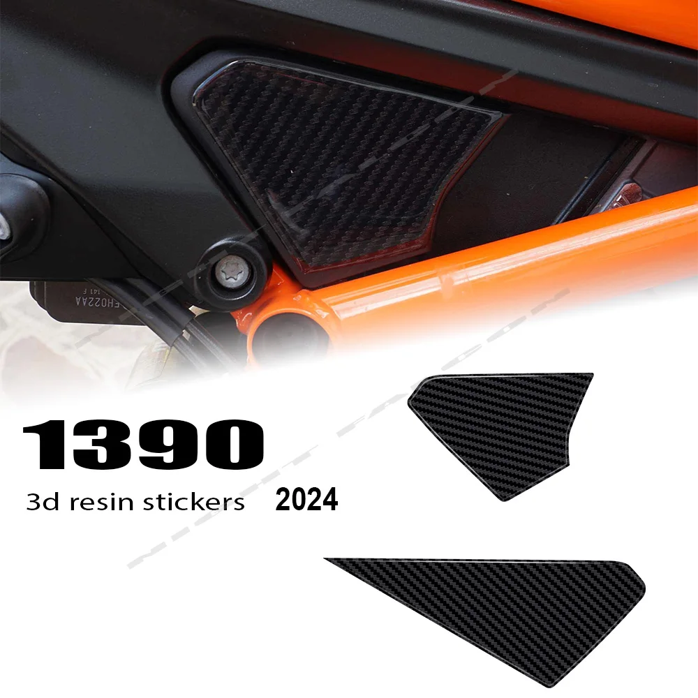 Motorcycle Frame Area Protection Kit accessories For 1390 Super Duke R 1390 superduke r 2024 3D Epoxy Resin Sticker