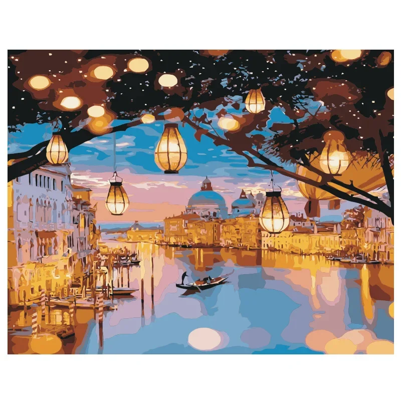 

3620881Digital oil painting living room decorative painting sofa background wall hanging painting